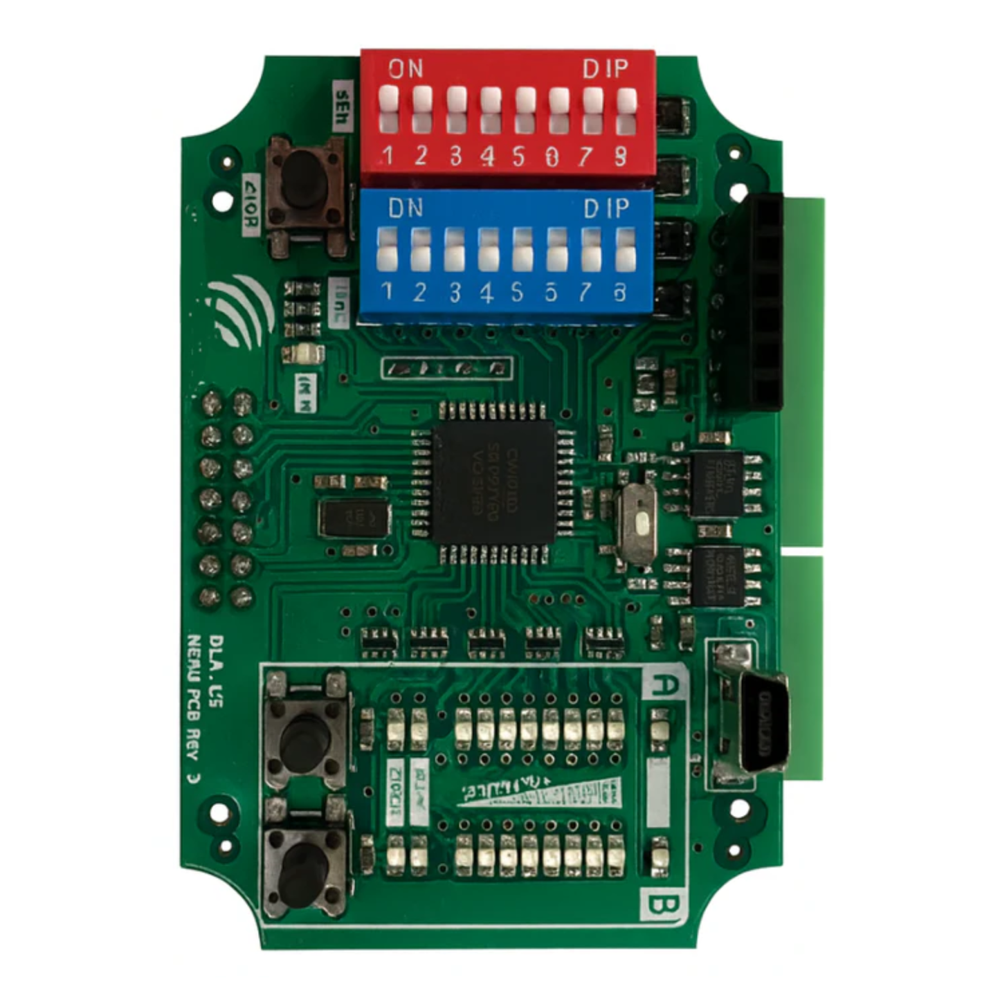 Dual lane loop card with software.